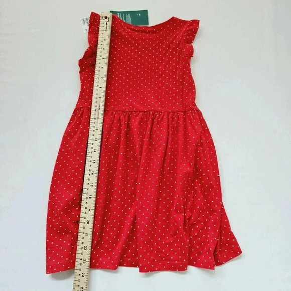 NWT H&M Flutter Sleeve Organic Dress | 4-6 - Picture 4 of 5